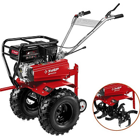 ЗУБР МТУ-450 Мотоблок бензиновый усиленный, 212 см3 (Без колес) Мотоблок