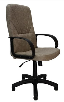 ЯРКРЕСЛА Кр37 ТГ ПЛАСТ К31 (ткань Крафт светло-серая) Кресло компьютерное