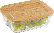LEONORD Контейнер BAMBU, объем: 600 мл прямоугольный (106022) Контейнер