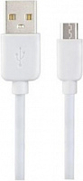 PERFEO (U4026) USB A вилка - Micro USB вилка, 2.4A, белый, силикон, длина 1 м., SILICON Кабель