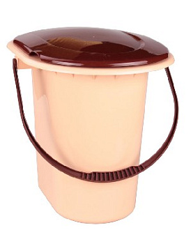 АЛЬТЕРНАТИВА М1526 17л (бежевый) Ведро-туалет