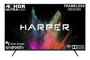 HARPER 55U770TS UHD 4K SMART TV Google безрамочный LED-ТЕЛЕВИЗОР