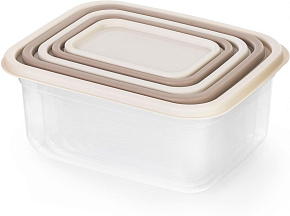 АЛЬТЕРНАТИВА М9174 для СВЧ "Матрешка" (5 предметов)(какао-бежевый) (Стандарт качество)