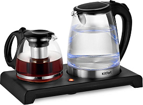 KITFORT КТ-6180 черный Чайный набор