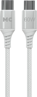 MORE CHOICE (4620202554116) K69aa 2м USB 3.0A PD 60W для Type-C Type-C- 2м , белый Кабель