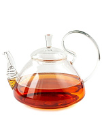 TIMA Чайник заварочный стеклянный "ДИКАЯ ВИШНЯ" 1100мл (пружина в носике) TP097 Чайник заварочный стеклянный "ДИКАЯ ВИШНЯ" (пружина в носике)
