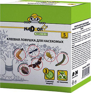 NADZOR Клеевая ловушка для насекомых ?Ловчий пояс? 5м, PEST20 Клеевая ловушка для насекомых