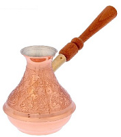 TIMA ВК-400C Восточная красавица медная 0,4л со сьемной ручкой Турка TIMA ВК-400C Восточная красавица медная 0,4л со сьемной ручкой