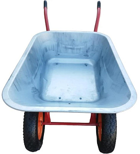 LWI Тачка строительная 2х колесная 130л. 320кг 130х2 Тачка строительная