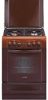 GEFEST ПГЭ 6102-03 0001 коричневый Плита газоэлектрическая