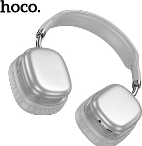 HOCO (6942007646550) W52 , серебристый Наушники