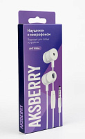 AKSBERRY (6900221490014) АM7 с микрофоном , белый Гарнитура