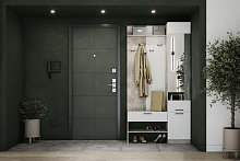 МЕБЕЛЬ-КОМПЛЕКС Прихожая Торонто исп.4 Ателье светлое/ Белый (3 кор.) Прихожая