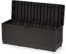 АЛЬТЕРНАТИВА М8905 Сундук садовый "Ротанг-плюс" (мокко) (Стандарт качество)