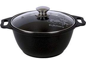 KUKMARA к22а а/пр литая 2,0л стекл/кр Кастрюля