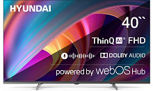 HYUNDAI H-LED40BS5100 FHD SMART TV Телевизор LED Hyundai 40" H-LED40BS5100 Smart WebOS Frameless Metal черный/серый/FULL HD/DVB-T/60Hz/