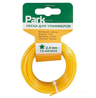 PARK Леска для триммеров Park 2,4мм, 15м, звезда (990591) Леска