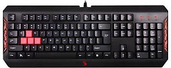 A4TECH Bloody Q100 черный USB Multimedia Gamer LED Клавиатура