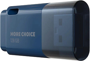 MORE CHOICE (4610196401121) MF128 USB 128GB 2.0 Dark Blue Флэш-накопитель