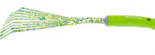PALISAD Грабли веерные 9-зубые, 130х415 мм, стальные, пластиковая рукоятка, FLOWER GREEN 620425 Грабли