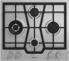 HOTPOINT HGMTS 643 W IX Нержавеющая сталь Варочная панель газовая