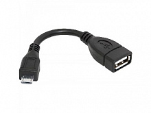 DEFENDER (87300) USB OTG microUSB(M)-USB(F), 8см Кабель, переходник