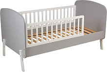 POLINI Кровать детская Polini kids Mirum 2000, серый-белый (1 кор) Кровать детская