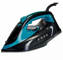 DELTA LUX DE-3000 Утюг DELTA LUX DE-3000 черный/бирюзовый