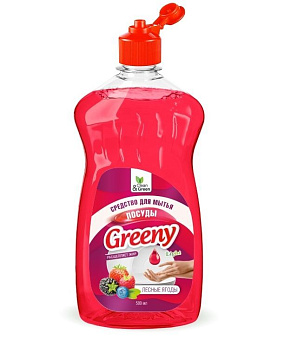 CLEAN&GREEN CG8155 Greeny Light Лесные ягоды 500мл Средство для мытья посуды