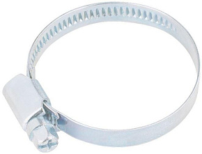 СИБРТЕХ Хомуты нержавеющая сталь, Стандартное болтовое крепление 110-130 мм, 25 штук в упаковке, ширина 9 мм 47590