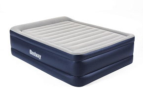 BESTWAY Кровать надувная Queen, 203 x 152 x 61 см, со встроенным электронасосом, 67690 Надувные кровати, матрасы,кресла