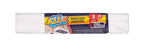 AZUR 3л. 35шт рулон 91721 Пакеты для продуктов