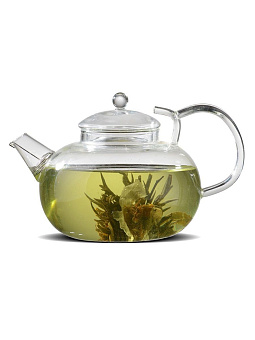 TIMA ИВАН-ЧАЙ 1400мл (пружина в носике) TP104 Чайник заварочный стеклянный "ИВАН-ЧАЙ" (пружина в носике)