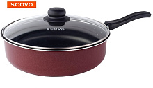 SCOVO СЭ-018 expert со стекл. крышкой д.24 см Сотейник SCOVO СЭ-018 expert со стекл. крышкой д.24 см
