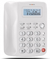 TEXET TX-250 белый Телефон проводной