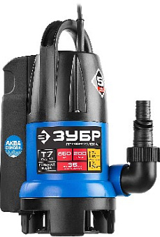 ЗУБР НПГ-Т7-550 Насос погружной дренажный для грязной воды Насос