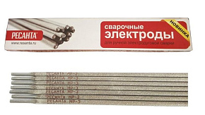РЕСАНТА МР-3 Ф4,0 диаметр 4,0мм, 1,0кг Сварочный электрод
