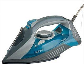 DELTA LUX DE-3002 gray/aquamarine Утюг