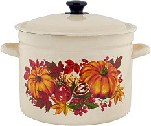 КМЗ 41804-212/6 эмал цил 9,0л с рис Кастрюля КМЗ 41804-212/6 эмал цил 9,0л с рис