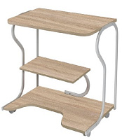 VENTAL Практик-4 дуб санома Передвижной компьютерный стол