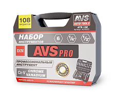 AVS ATS-108 (108 предметов) Набор инструментов
