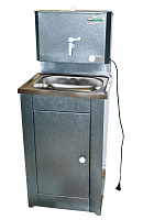 ЧИСТЮЛЯ (бак полимерное покр. с ЭВН+мойка нерж.) аквамикс Умывальник