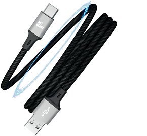 AKSBERRY (6900307890011) X164 Magnetic USB-A - Type C, черный Кабель