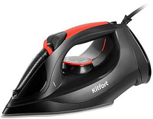 KITFORT КТ-2620 черный/красный KITFORT Утюг КТ-2620, 2400Вт, черный/красный