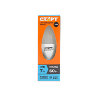 СТАРТ (17281) LEDCANDLE E14 7W40 WS Лампа светодиодная