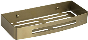 BRIMIX 5655-MG Полочка литая, прямоугольная, одинарная, из нержавеющей стали, цвет МАТОВОЕ ЗОЛОТО