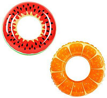 ECOS 993173 (993173) Круг для плавания надувной «Фрукты» 85 см Ecos