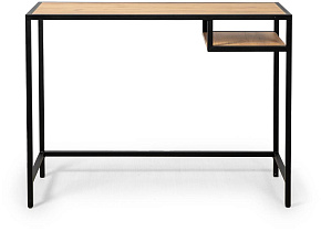 БИТЕЛ Стол для ноутбука Тюрен Дуб крафт золотой/черный (1 кор.) Стол для ноутбука