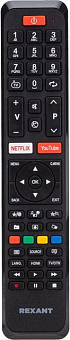 REXANT (38-0013) Пульт универсальный для телевизоров TELEFUNKEN/VESTEL/BEKO черный Пульт универсальный для телевизора