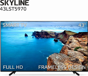 SKYLINE 43LST5971 FHD SMART TV Android Безрамочный телевизор SKYLINE 43LST5971